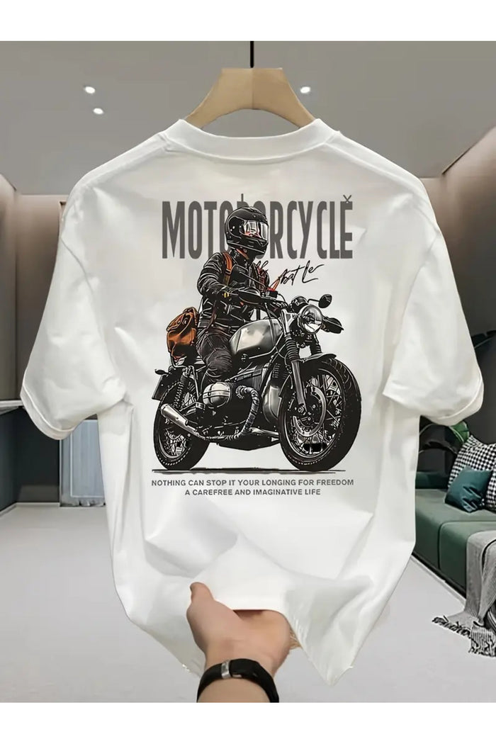 Premium Oversize Kesim Kısa Kollu Baskılı T-shirt