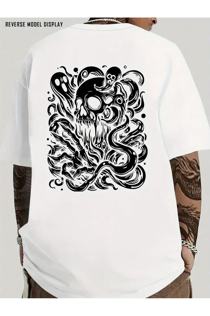 Premium Oversize Kesim Kısa Kollu Baskılı T-shirt