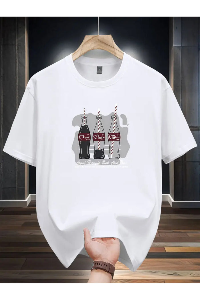 Premium Oversize Kesim Kısa Kollu Baskılı T-shirt