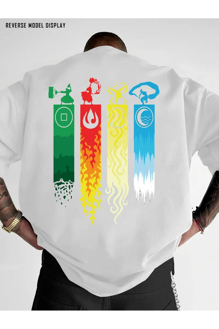 Premium Oversize Kesim Kısa Kollu Baskılı T-shirt