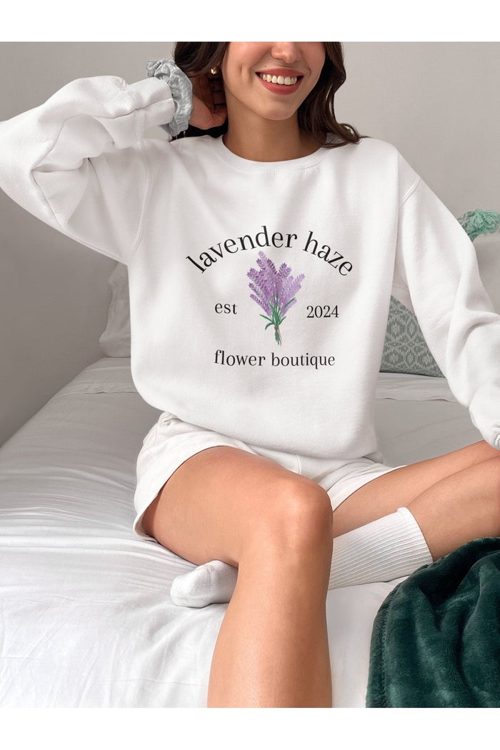 Premium Oversize Kesim Uzun Kollu Baskılı Sweatshirt