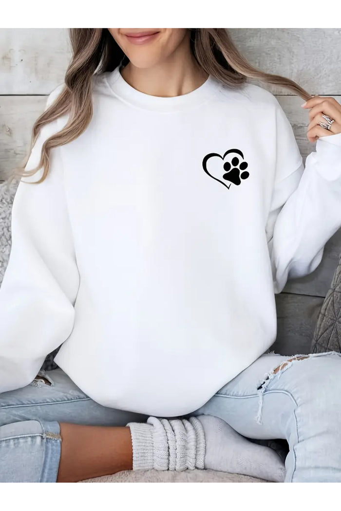 Premium Oversize Kesim Uzun Kollu Baskılı Sweatshirt