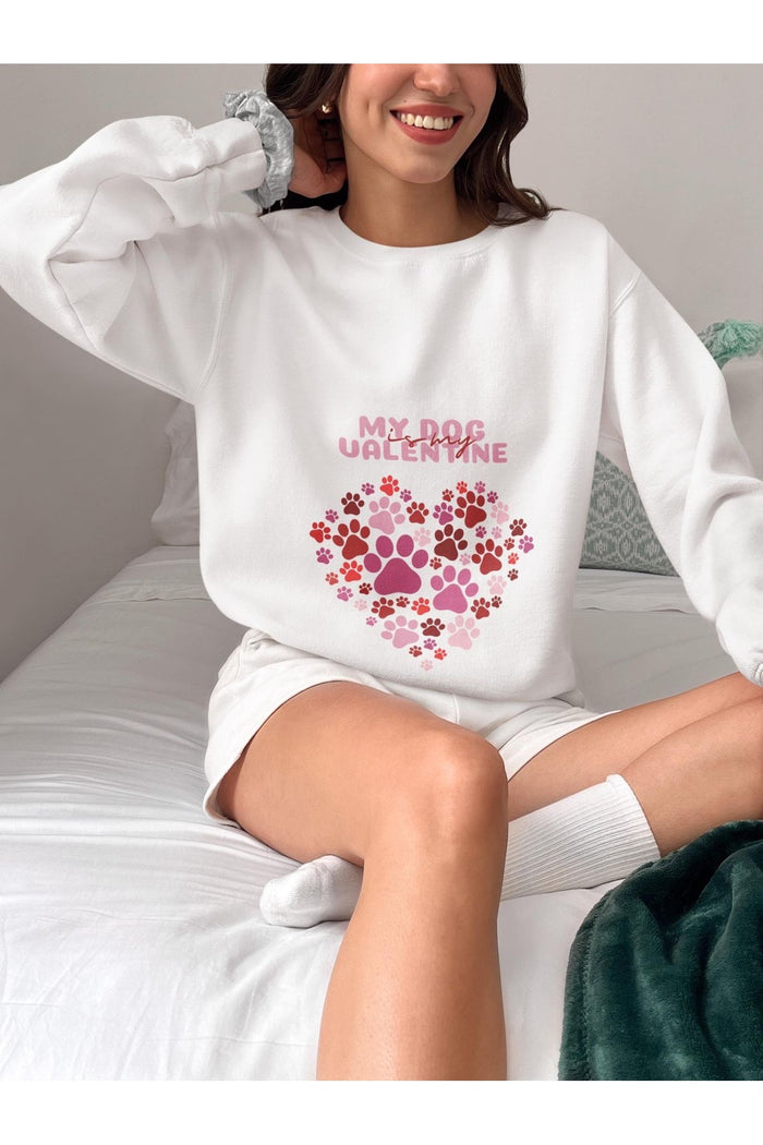 Premium Oversize Kesim Uzun Kollu Baskılı Sweatshirt