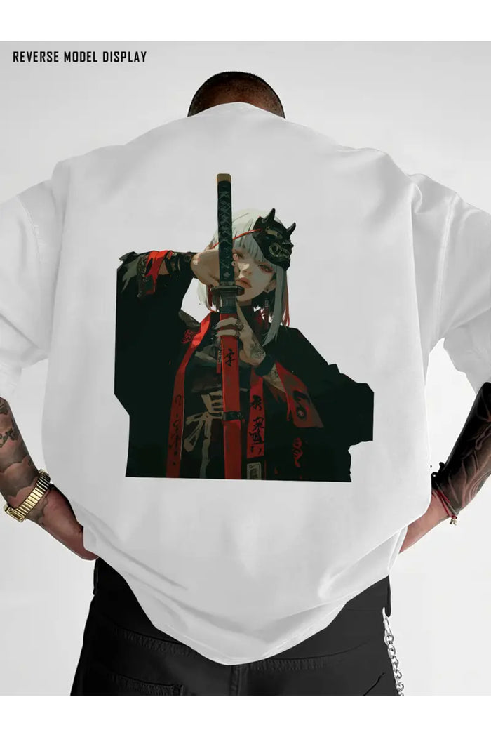 Premium Oversize Kesim Kısa Kollu Baskılı T-shirt