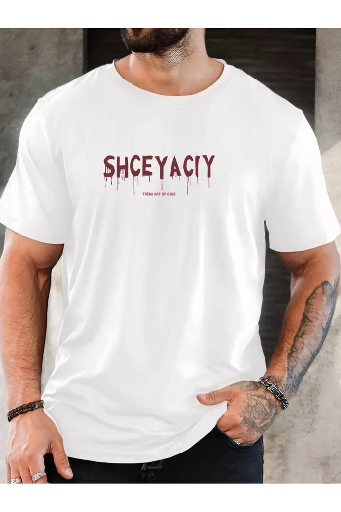 Premium Oversize Kesim Kısa Kollu Baskılı T-shirt