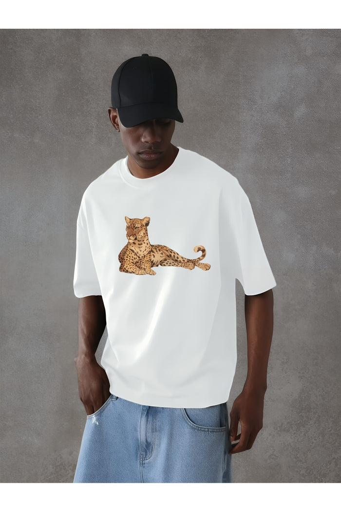 Premium Oversize Kesim Kısa Kollu Baskılı T-shirt