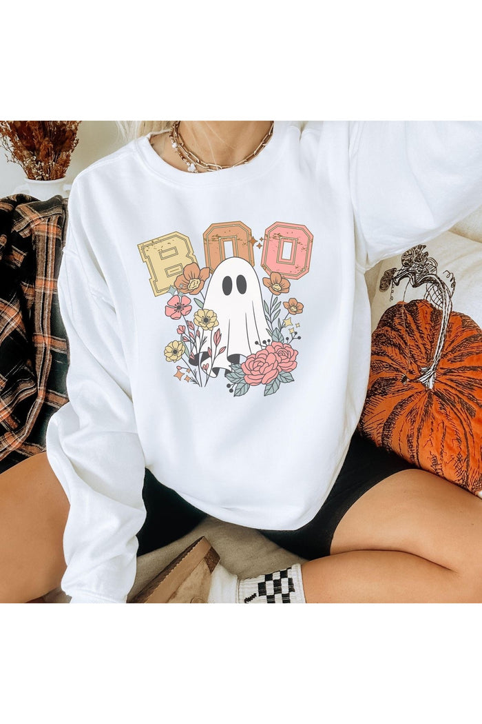 Premium Oversize Kesim Uzun Kollu Baskılı Sweatshirt