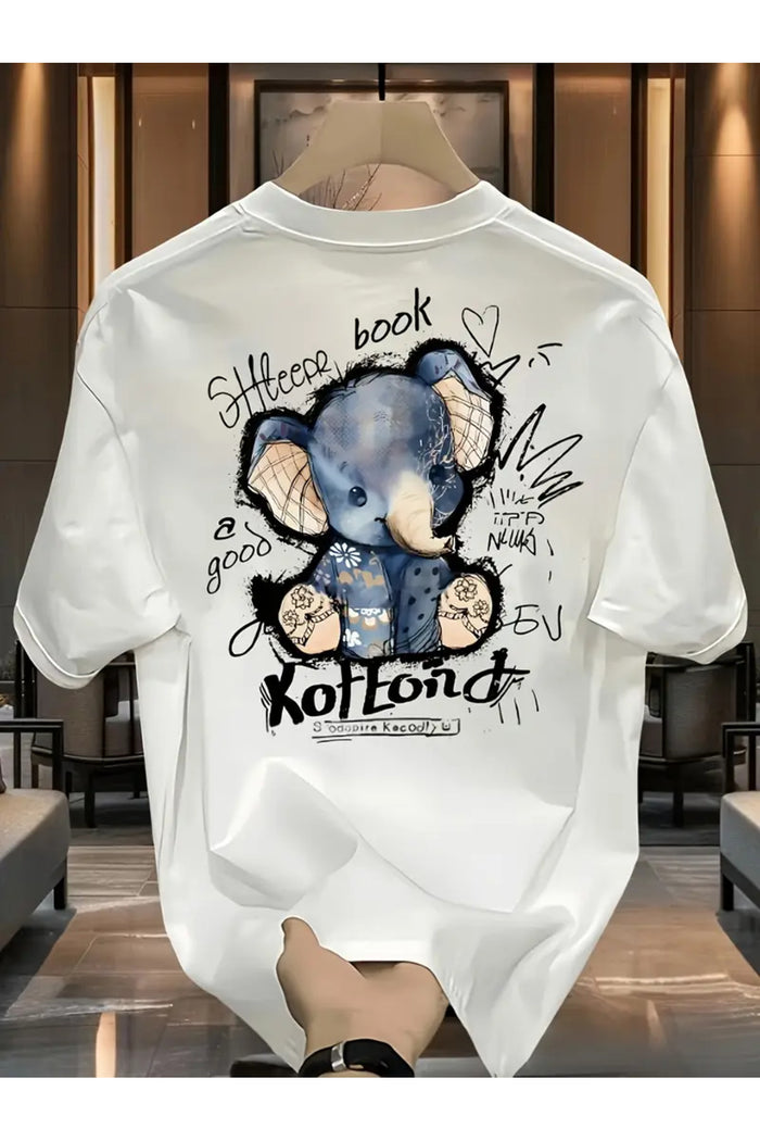 Premium Oversize Kesim Kısa Kollu Baskılı T-shirt