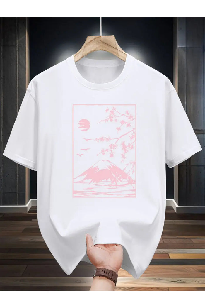 Premium Oversize Kesim Kısa Kollu Baskılı T-shirt