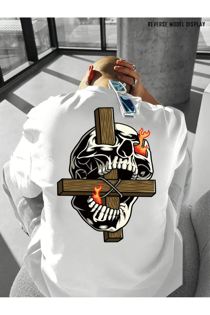 Premium Oversize Kesim Kısa Kollu Baskılı T-shirt