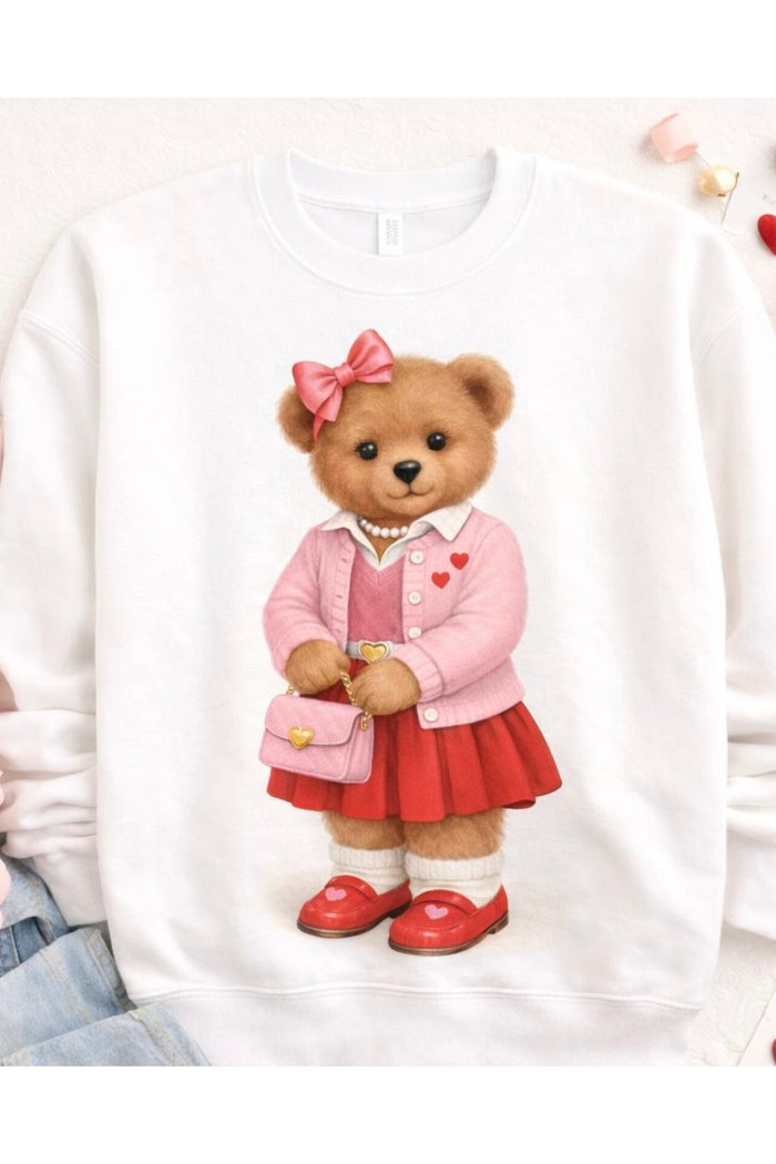 Premium Oversize Kesim Uzun Kollu Baskılı Sweatshirt