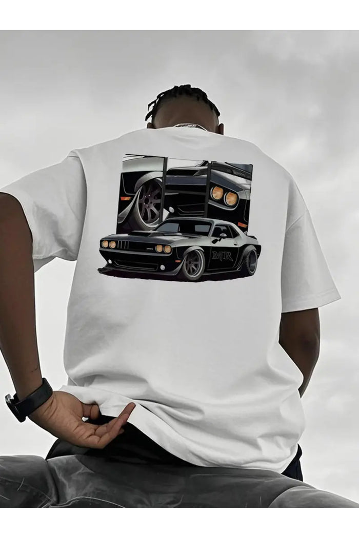 Premium Oversize Kesim Kısa Kollu Baskılı T-shirt