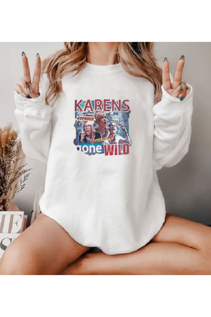 Premium Oversize Kesim Uzun Kollu Baskılı Sweatshirt