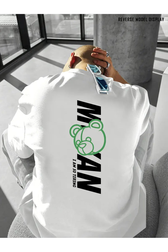 Premium Oversize Kesim Kısa Kollu Baskılı T-shirt
