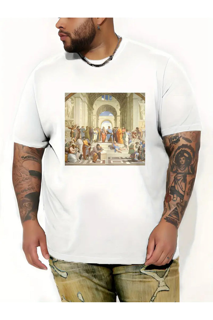 Premium Oversize Kesim Kısa Kollu Baskılı T-shirt