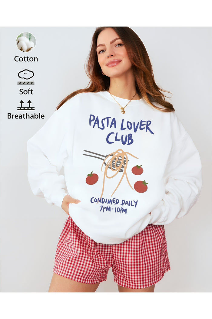 Premium Oversize Kesim Uzun Kollu Baskılı Sweatshirt