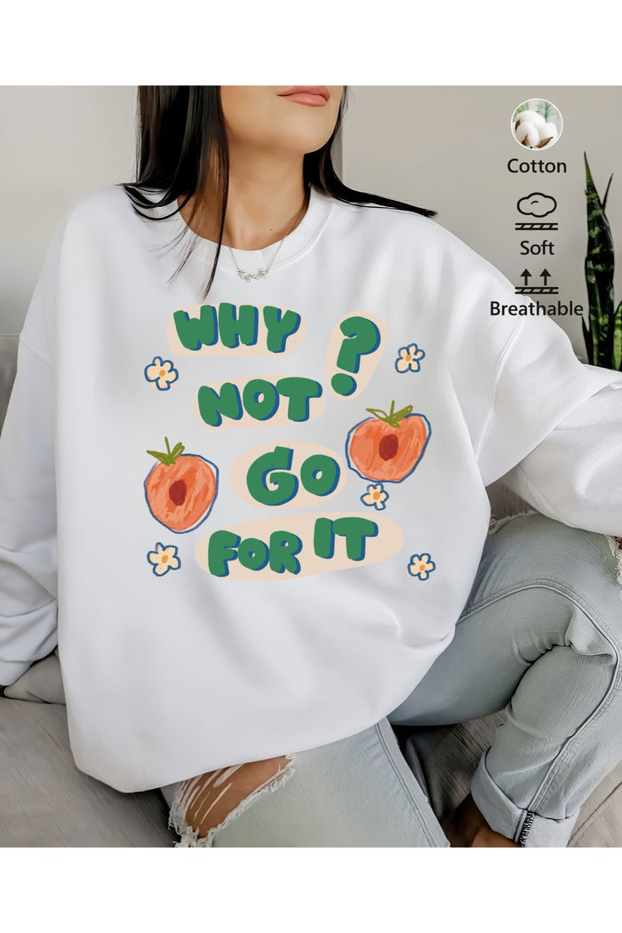 Premium Oversize Kesim Uzun Kollu Baskılı Sweatshirt