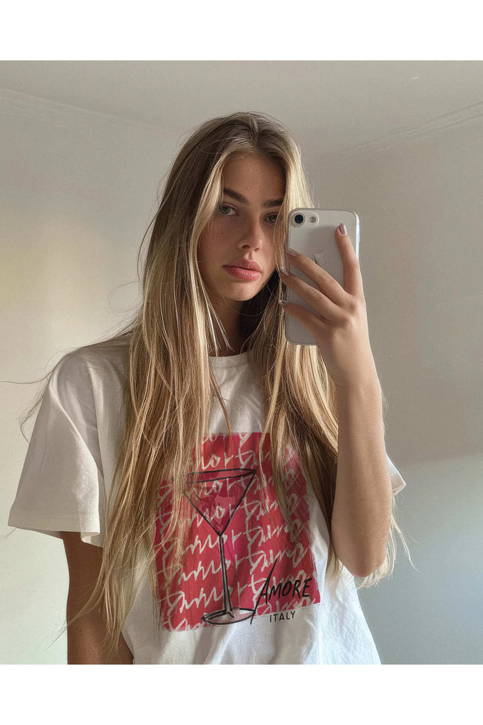 Premium Oversize Kesim Kısa Kollu Baskılı T-shirt