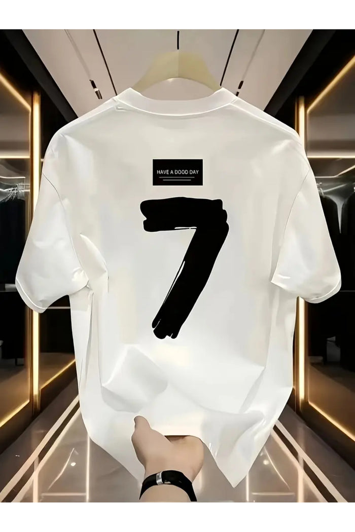 Premium Oversize Kesim Kısa Kollu Baskılı T-shirt