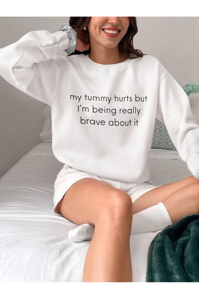 Premium Oversize Kesim Uzun Kollu Baskılı Sweatshirt