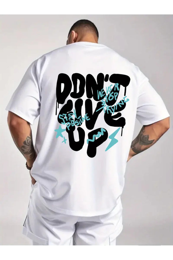 Premium Oversize Kesim Kısa Kollu Baskılı T-shirt