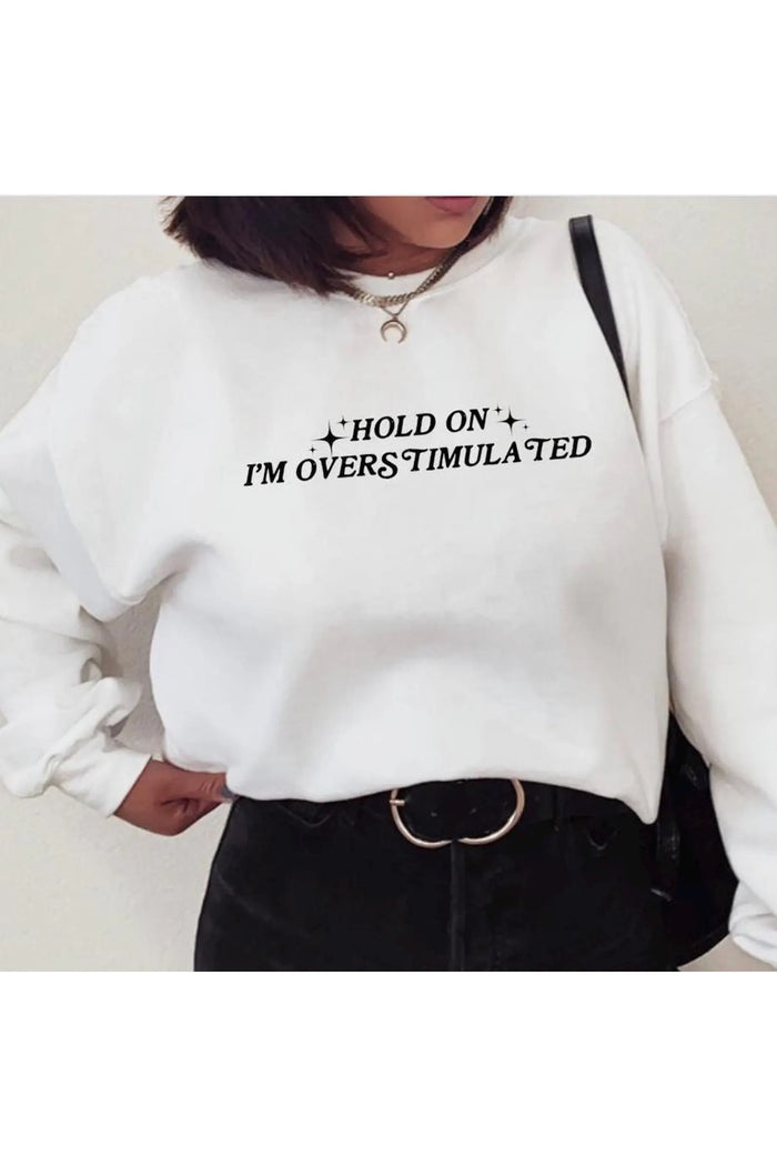 Premium Oversize Kesim Uzun Kollu Baskılı Sweatshirt
