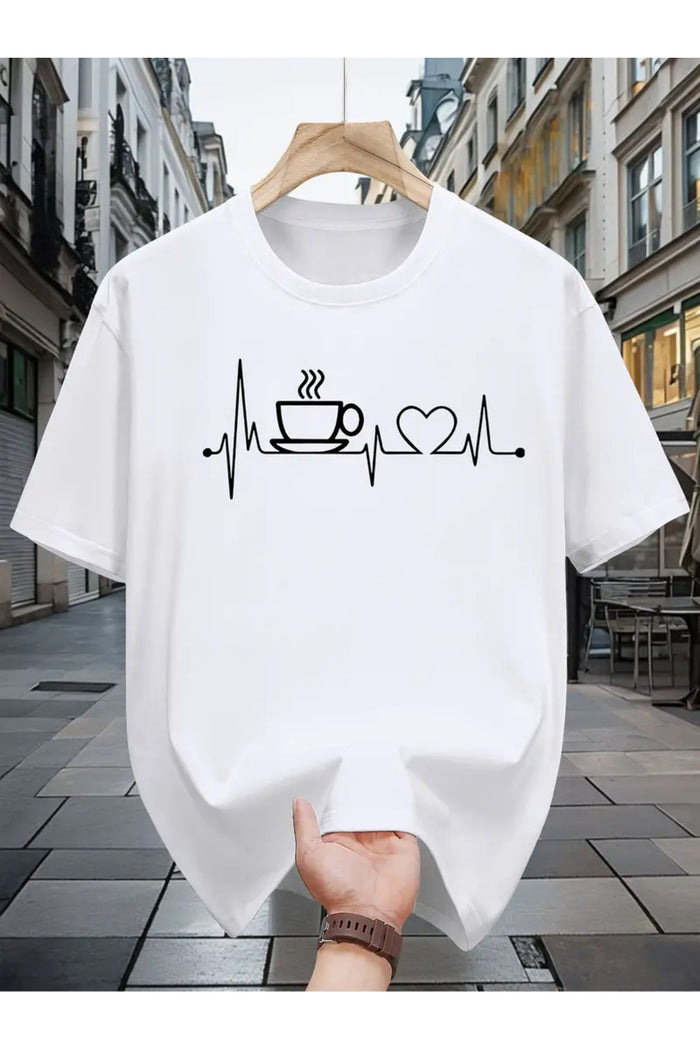 Premium Oversize Kesim Kısa Kollu Baskılı T-shirt