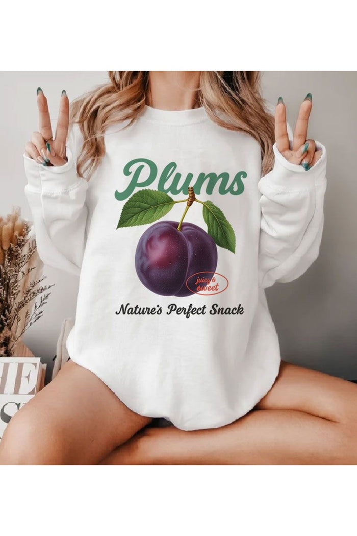 Premium Oversize Kesim Uzun Kollu Baskılı Sweatshirt