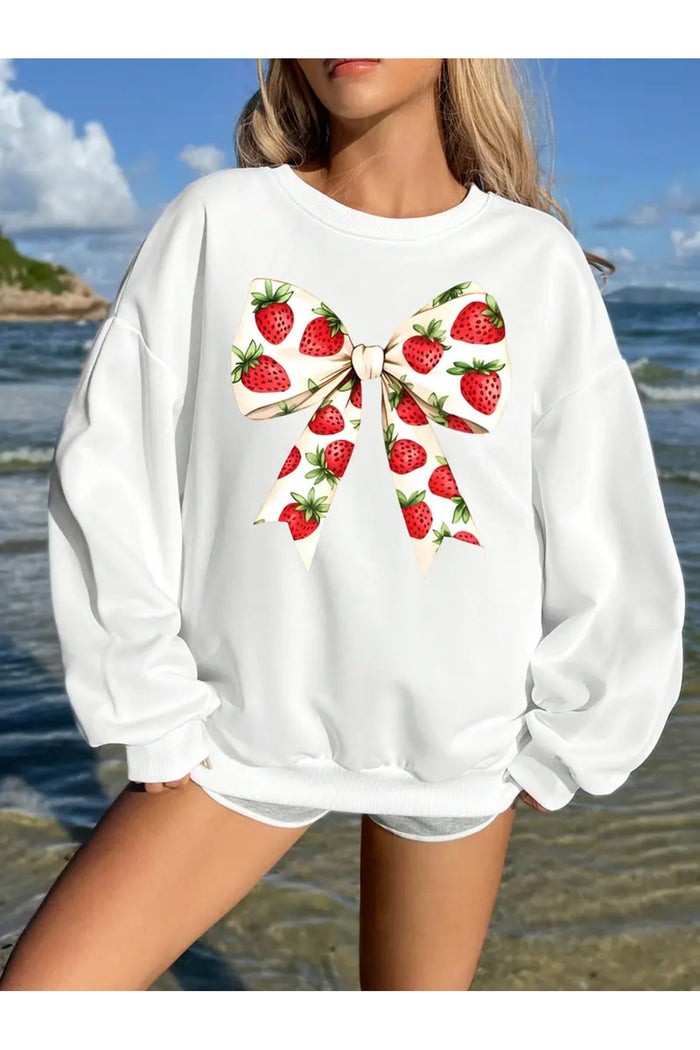 Premium Oversize Kesim Uzun Kollu Baskılı Sweatshirt