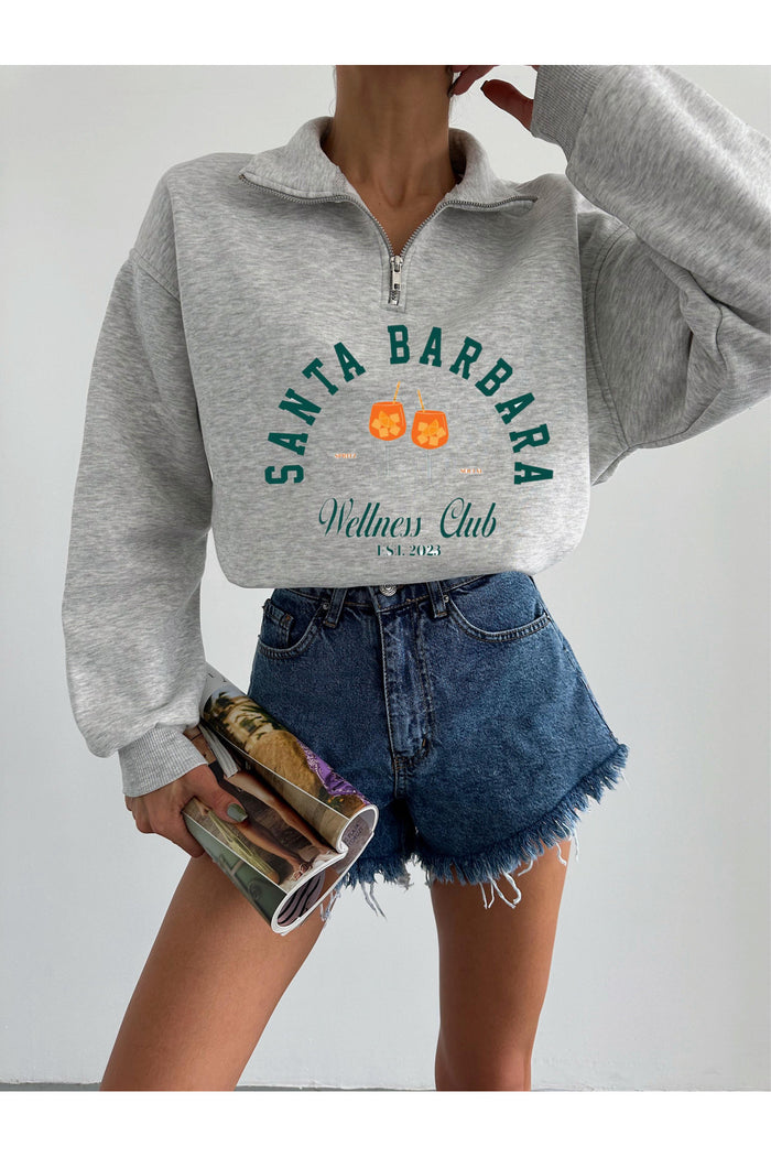 Edwar Serisi Limited Edition Fermuarlı Oversize Kesim Sweatshirt