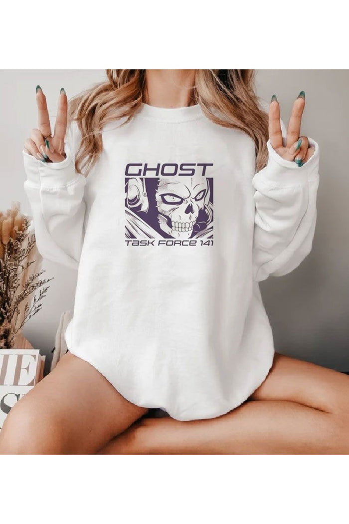Premium Oversize Kesim Uzun Kollu Baskılı Sweatshirt