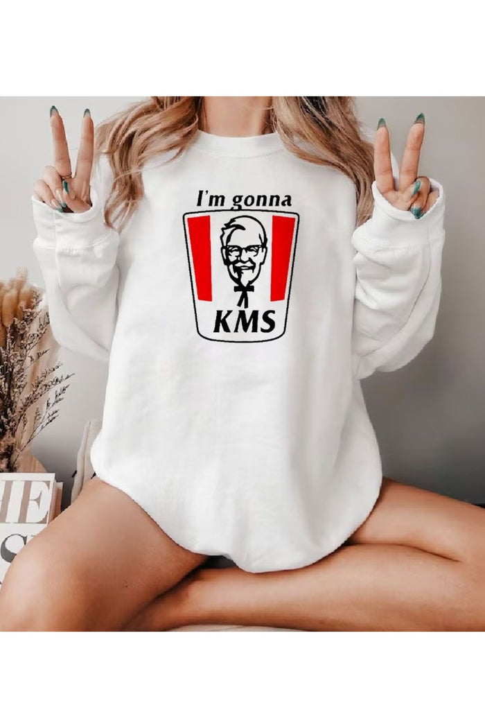 Premium Oversize Kesim Uzun Kollu Baskılı Sweatshirt