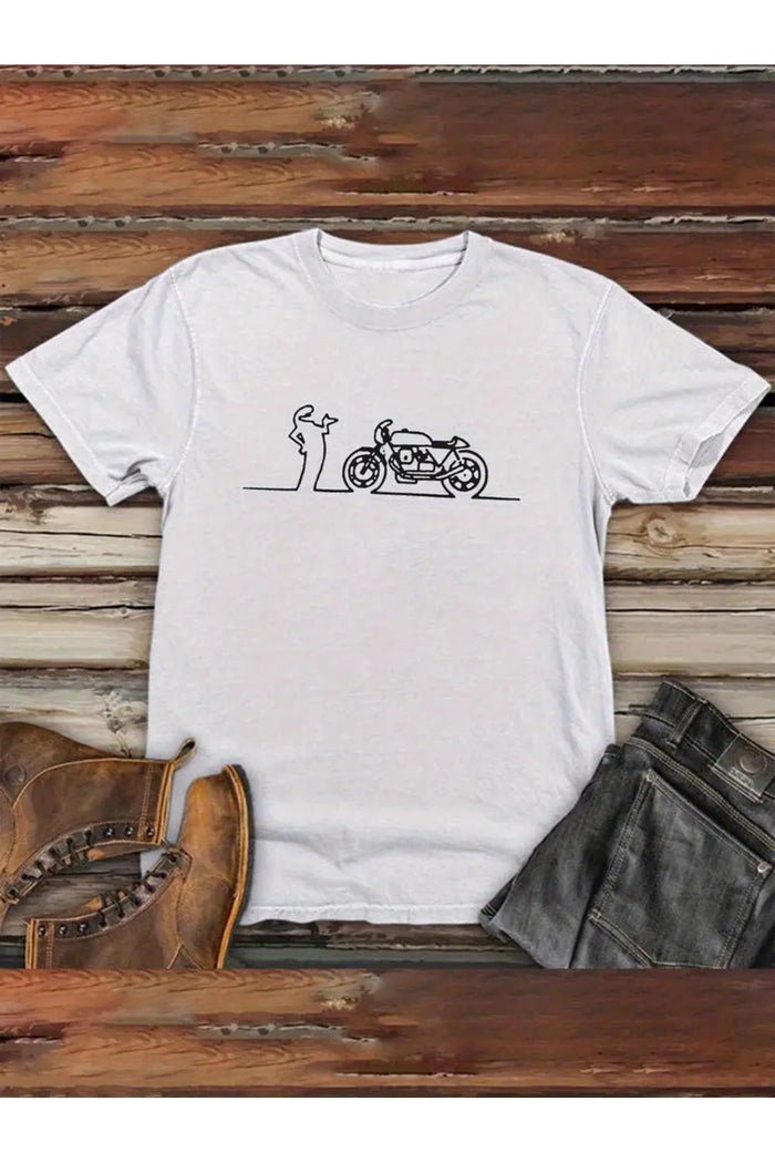 Premium Oversize Kesim Kısa Kollu Baskılı T-shirt