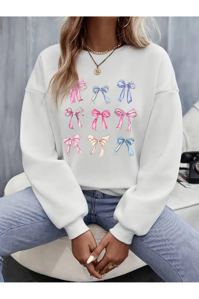 Premium Oversize Kesim Uzun Kollu Baskılı Sweatshirt