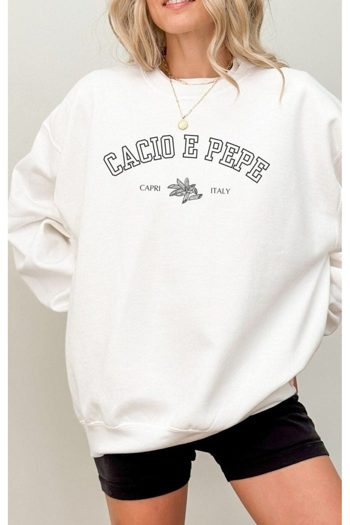 Premium Oversize Kesim Uzun Kollu Baskılı Sweatshirt