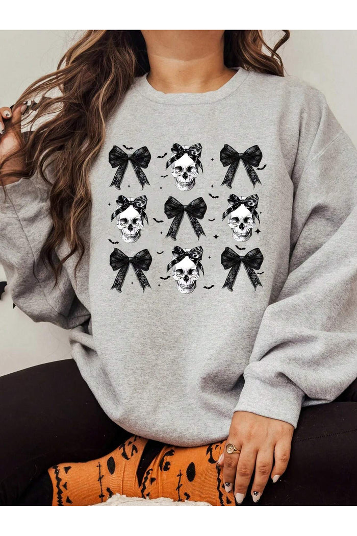 Oversize Kesim Baskılı Şardonlu Organik Pamuk Sweatshirt