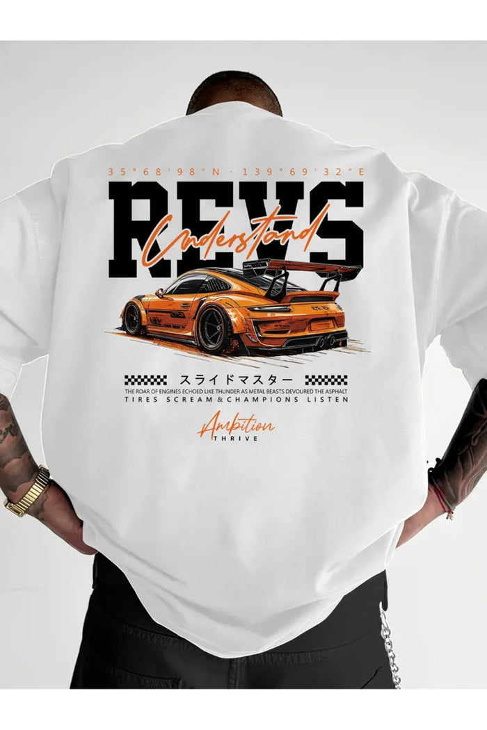 Premium Oversize Kesim Kısa Kollu Baskılı T-shirt