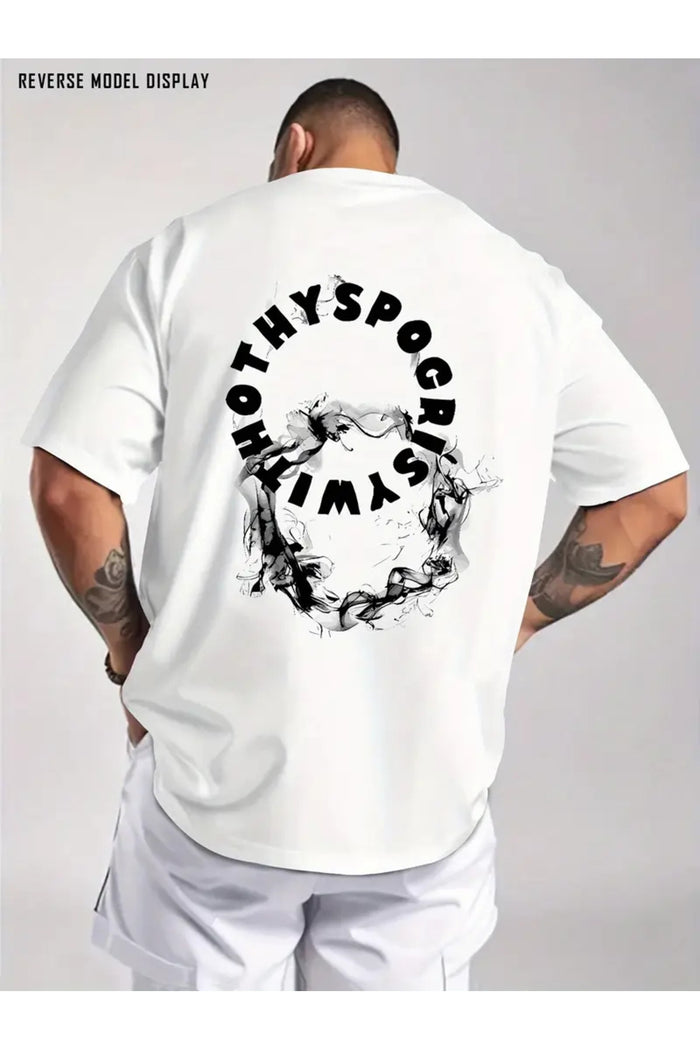 Premium Oversize Kesim Kısa Kollu Baskılı T-shirt