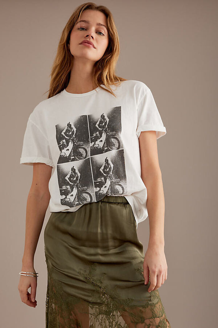 Premium Oversize Kesim Kısa Kollu Baskılı T-shirt