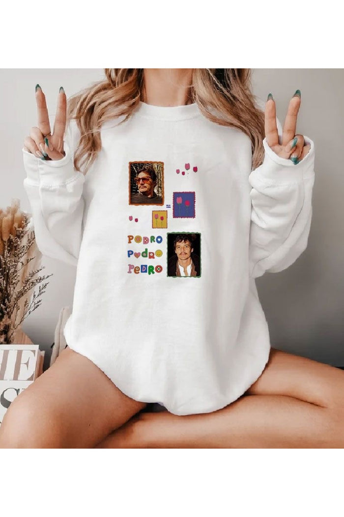 Premium Oversize Kesim Uzun Kollu Baskılı Sweatshirt