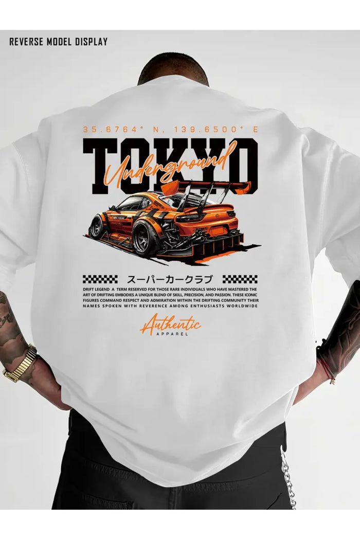 Premium Oversize Kesim Kısa Kollu Baskılı T-shirt