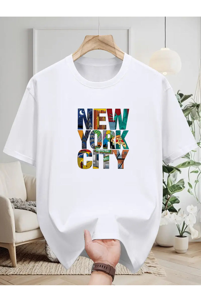 Premium Oversize Kesim Kısa Kollu Baskılı T-shirt