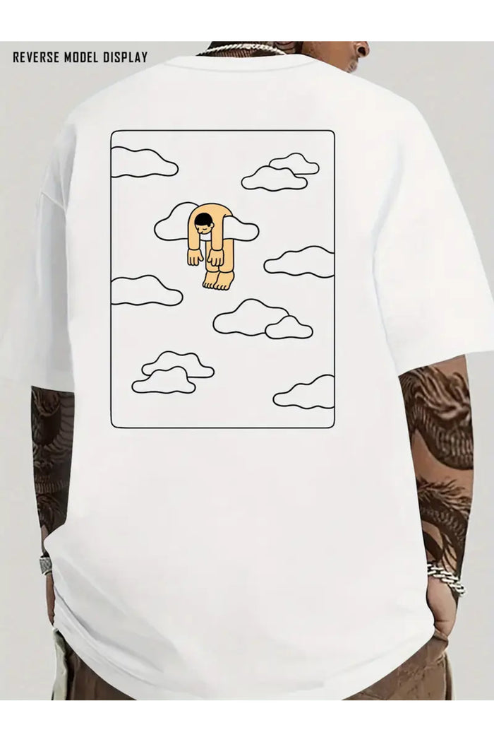 Premium Oversize Kesim Kısa Kollu Baskılı T-shirt
