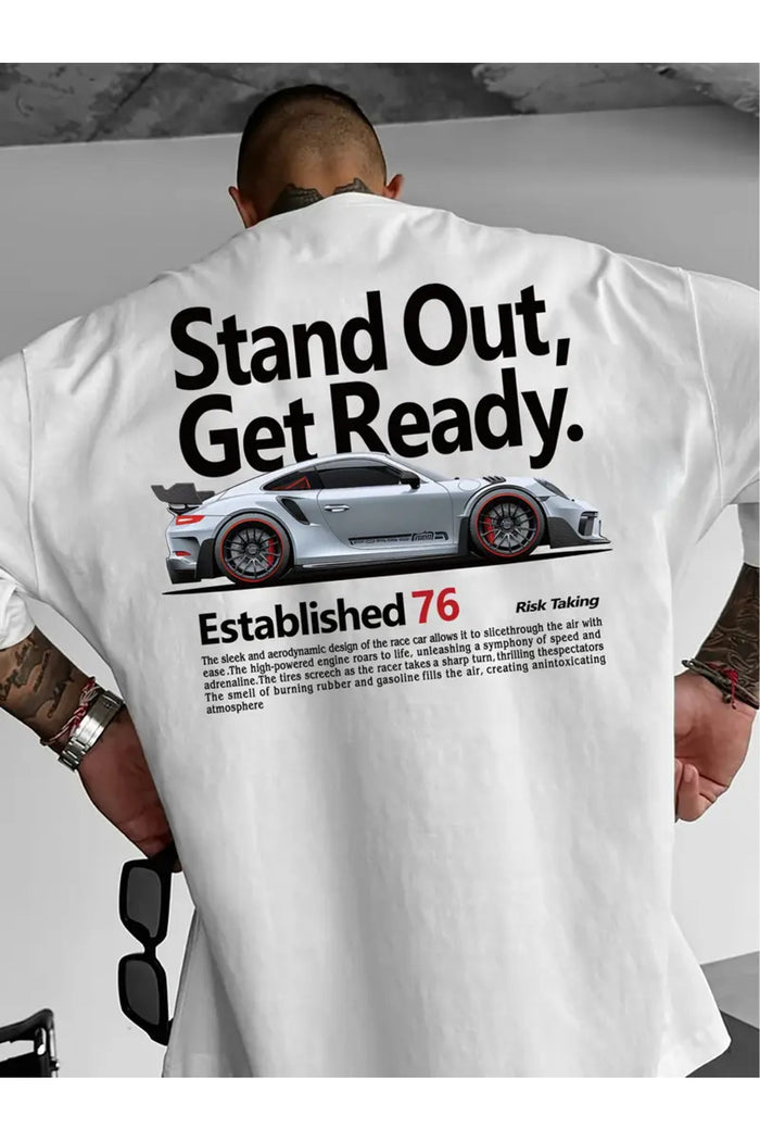 Premium Oversize Kesim Kısa Kollu Baskılı T-shirt