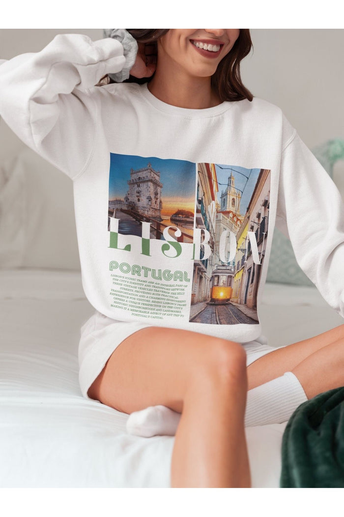 Premium Oversize Kesim Uzun Kollu Baskılı Sweatshirt