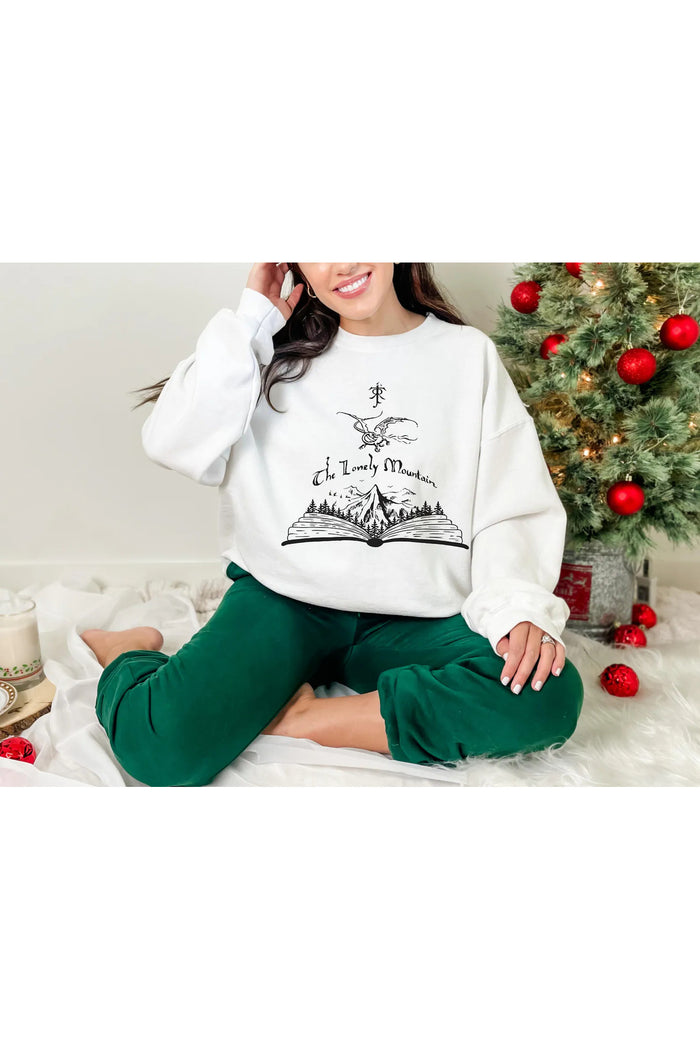 Premium Oversize Kesim Uzun Kollu Baskılı Sweatshirt
