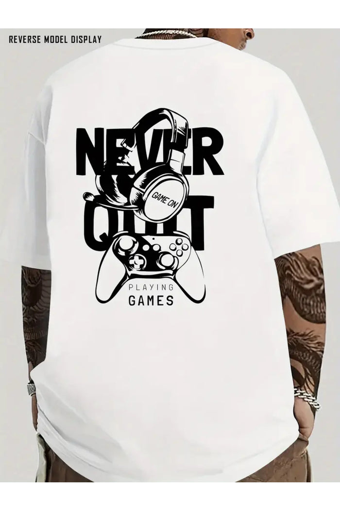 Premium Oversize Kesim Kısa Kollu Baskılı T-shirt
