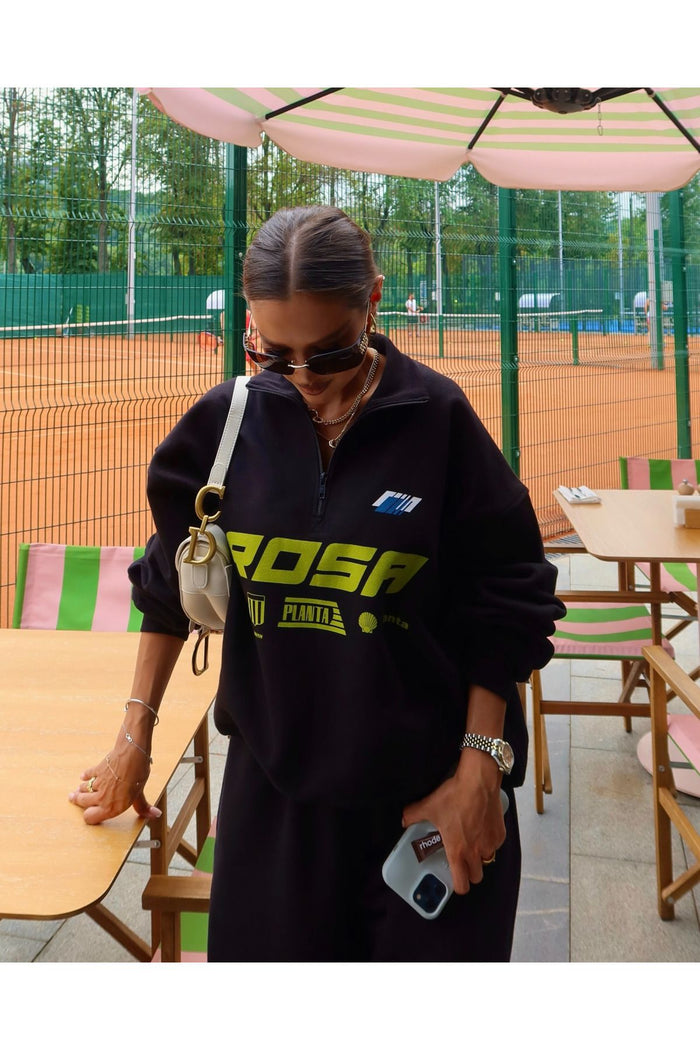 Jose Club Limited Edition Serisi Fermuarlı Oversize Kesim Sweatshirt