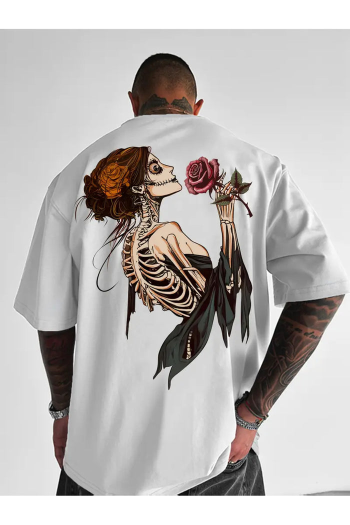 Premium Oversize Kesim Kısa Kollu Baskılı T-shirt
