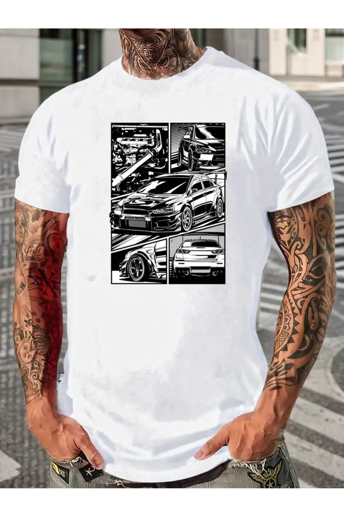 Premium Oversize Kesim Kısa Kollu Baskılı T-shirt